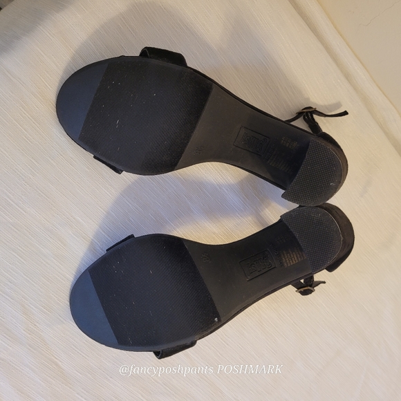 Chunky heel adjustable strap dressy sandal party prom dance shoe - Picture 10 of 17